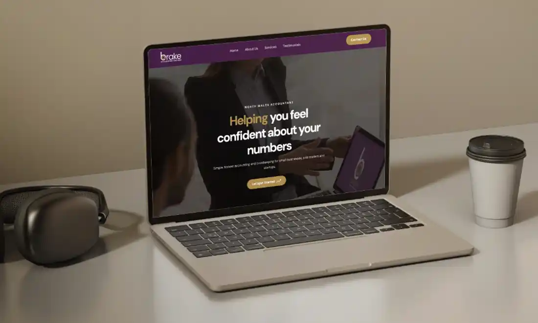 Brake Accounting Services responsive website