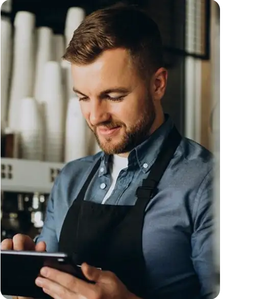 A small business owner considering how AI could support everyday work
